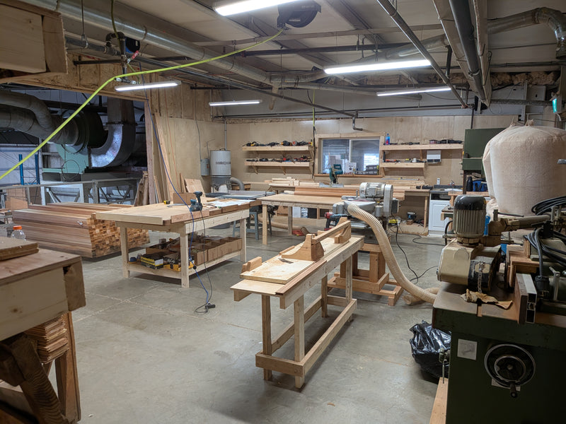 Cedarview workshop interior