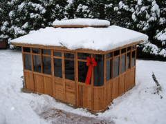 The Cedarview Hot Tub Gazebo