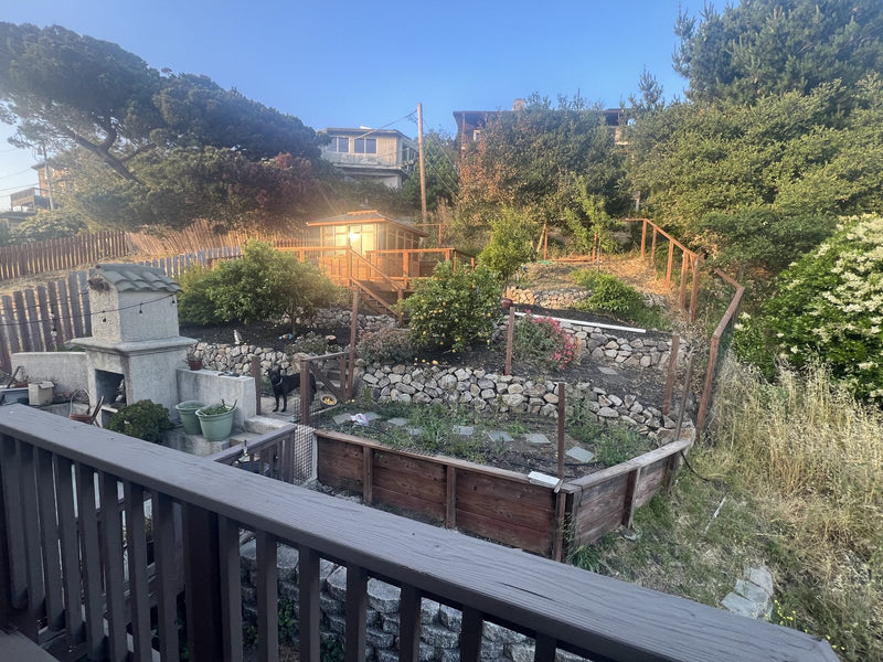 Cedar hot tub enclosure installation
